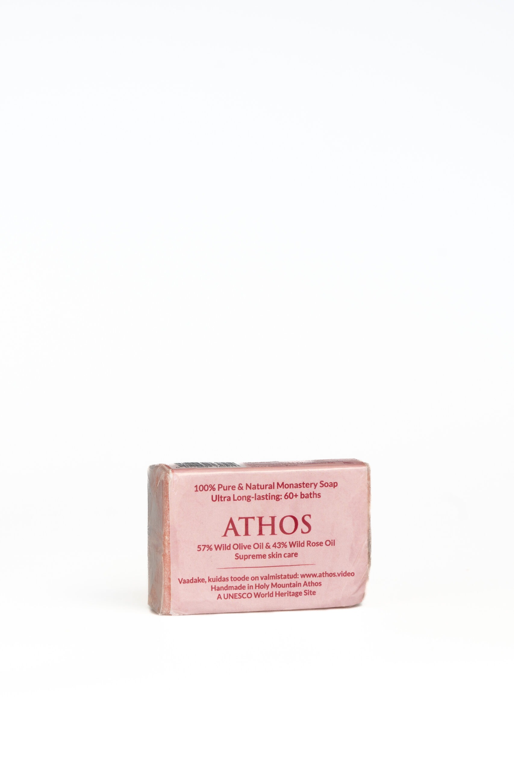 ATHOS 100% looduslik seep 100 g (Roosiseep)
